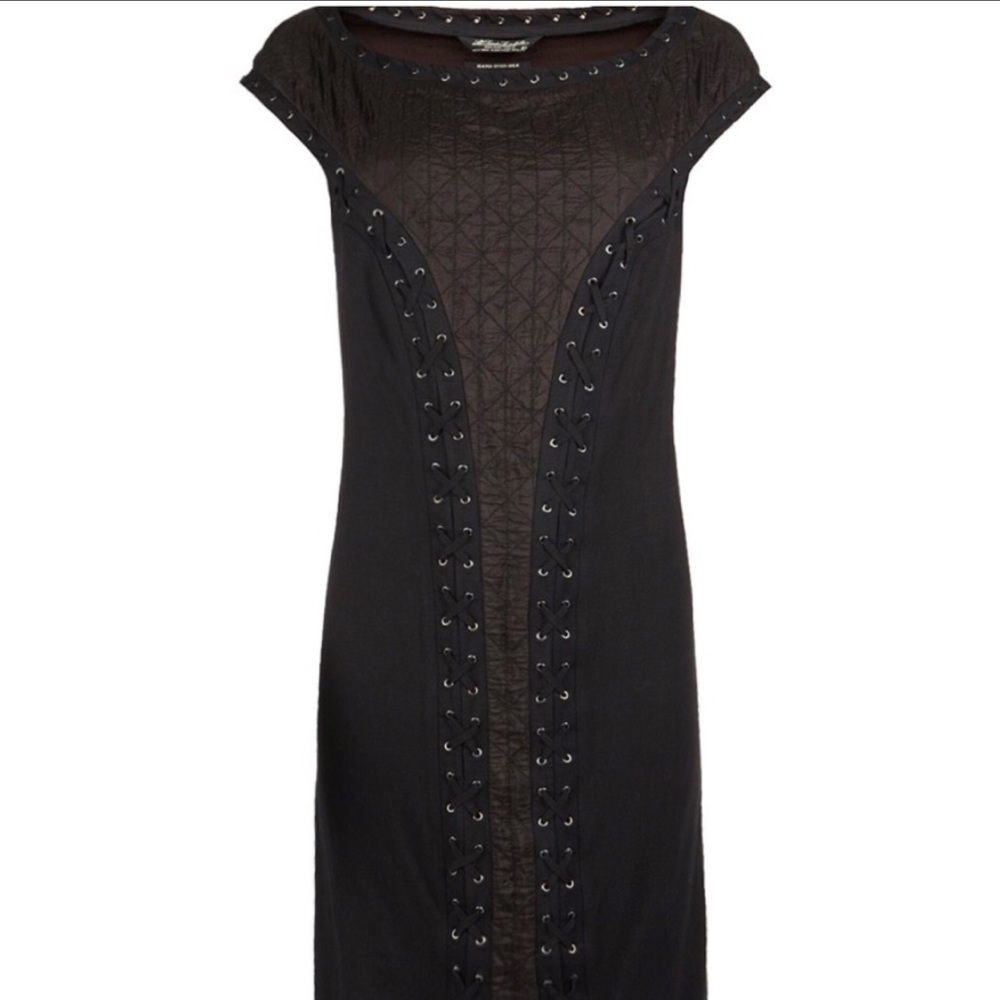 All Saints🔪 Silk🔪 Laced Quilted Dress